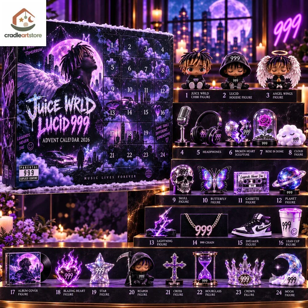 Juice WRLD Lucid 999 Advent Calendar 2026 with 24 Ornaments