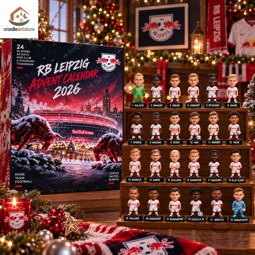 RB Leipzig Advent Calendar 2026 with 24 Ornaments