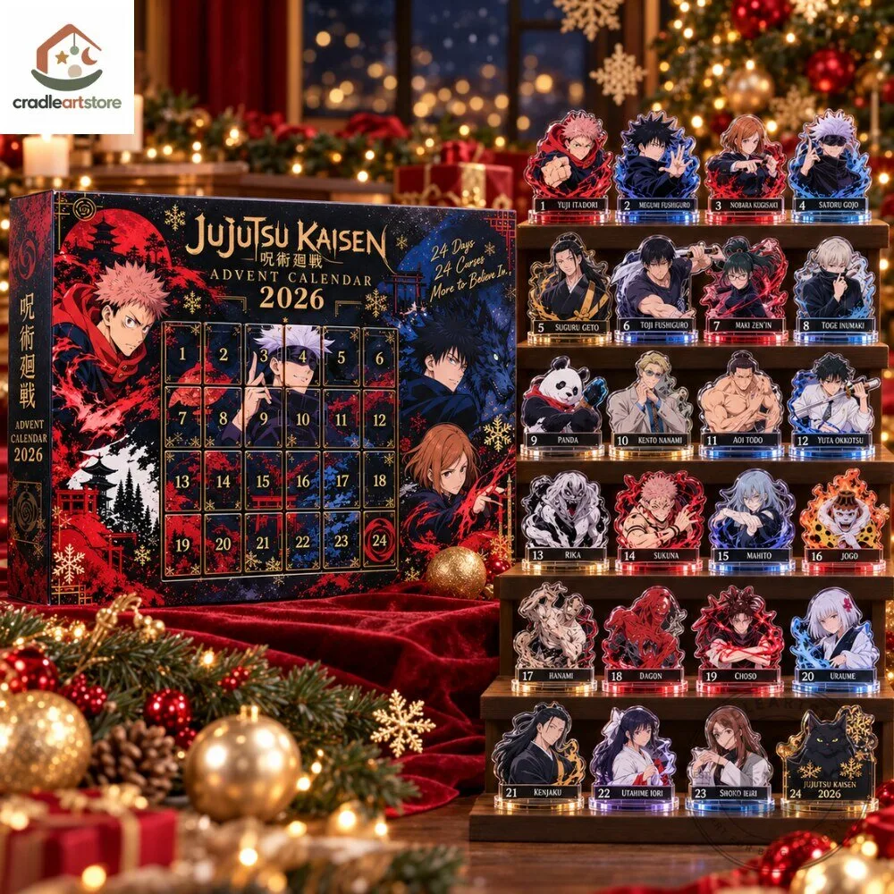 Jujutsu Kaisen Advent Calendar 2026 with 24 Ornaments