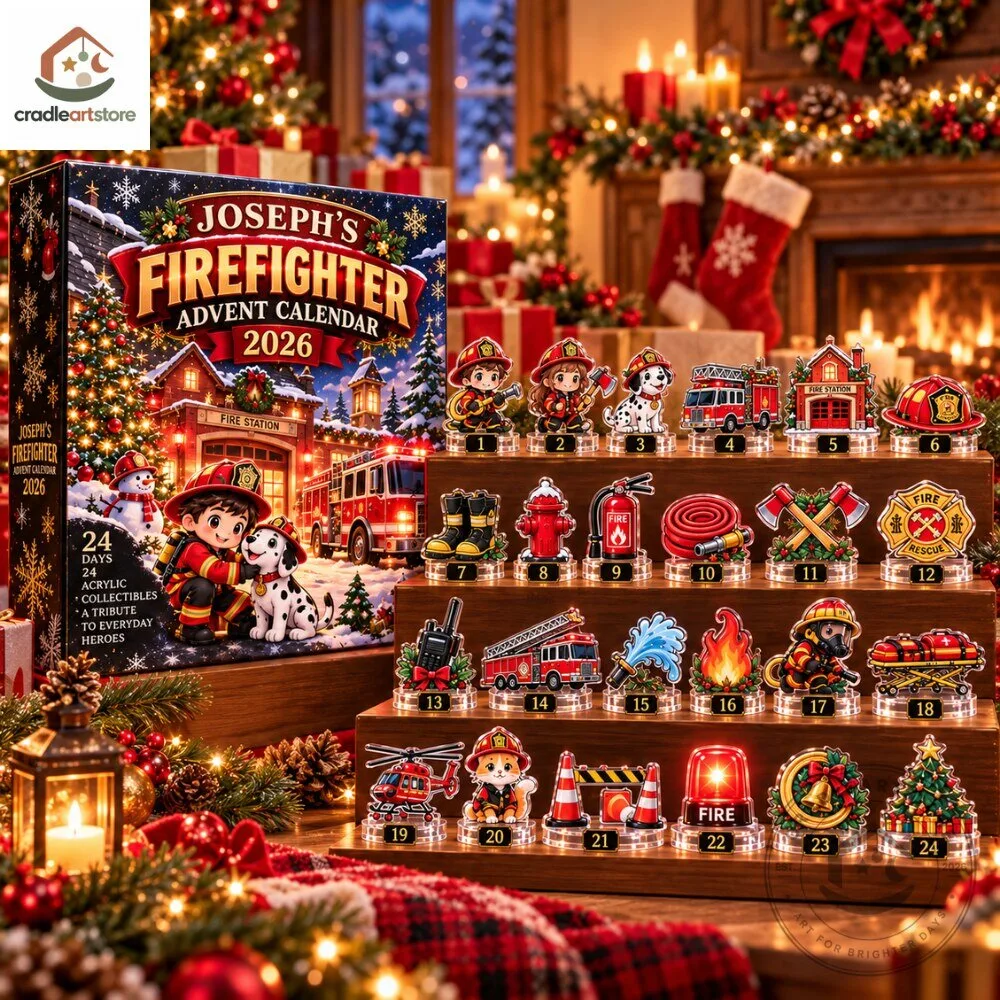 "Top Advent Calendars 2026: Firefighter, Basketball, Solo Leveling, Howl's" 41 Joseph's Firefighter Advent Calendar 2026 with 24 Ornaments