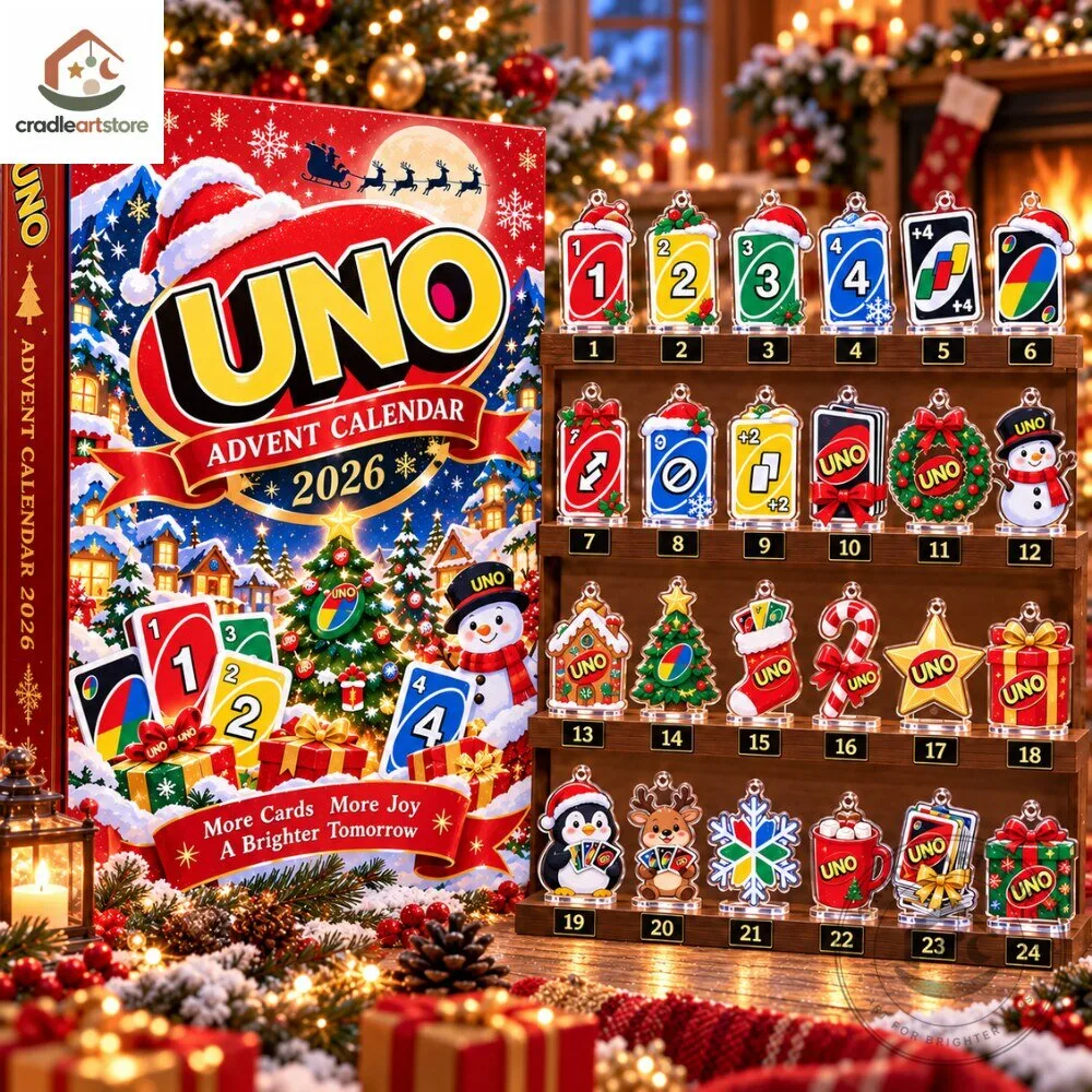 "Top 5 Unique 2026 Holiday Gifts: Advent Calendars, Apparel, Rugs" 33 Uno Advent Calendar 2026 with 24 Ornaments
