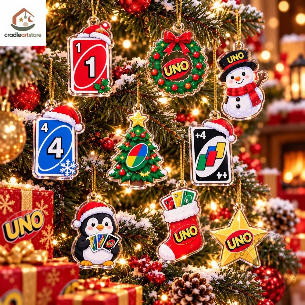 Uno Advent Calendar 2026 with 24 Ornaments 5 Uno Advent Calendar 2026 with 24 Ornaments