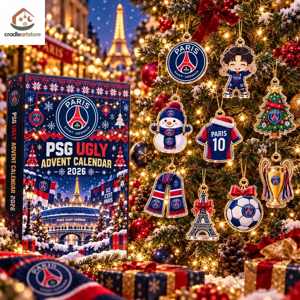 PSG Funny Advent Calendar 2026 with 24 Ugly Ornaments 5 PSG Funny Advent Calendar 2026 with 24 Ugly Ornaments
