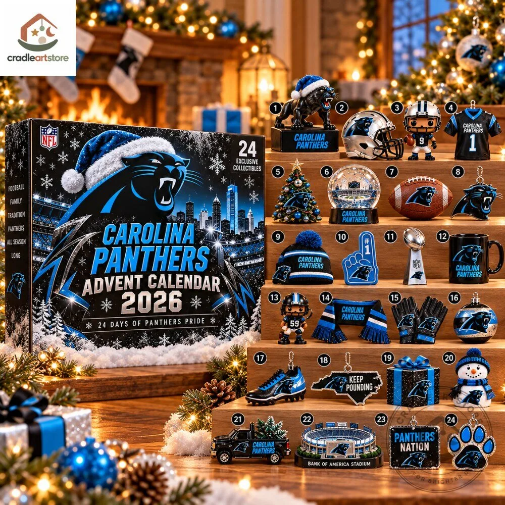 Carolina Panthers Advent Calendar 2026 24 Days Gift