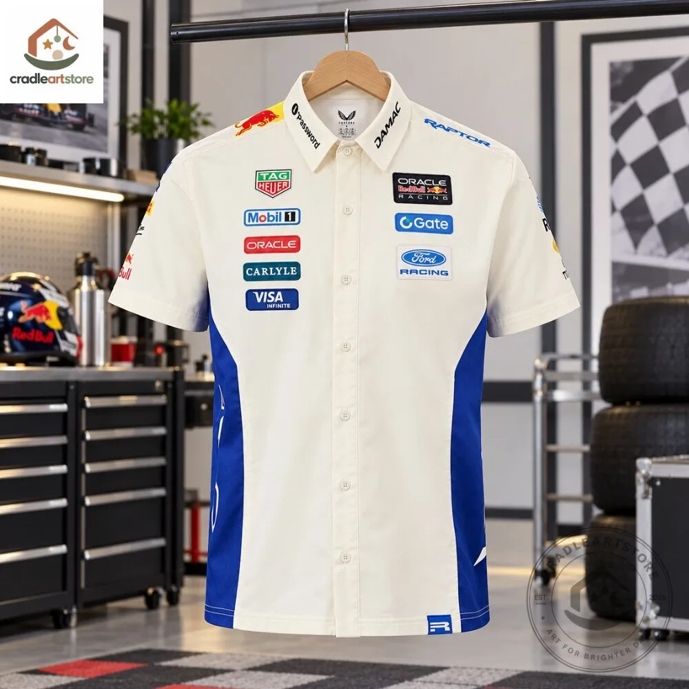 Red Bull Racing F1 Austin Team Button Down Shirt