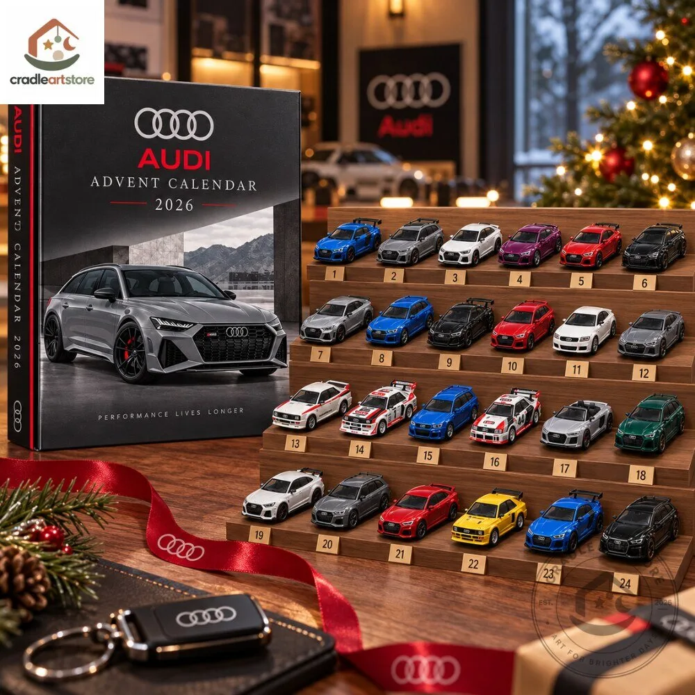 Audi Advent Calendar 2026 24 Mini Car Ornaments