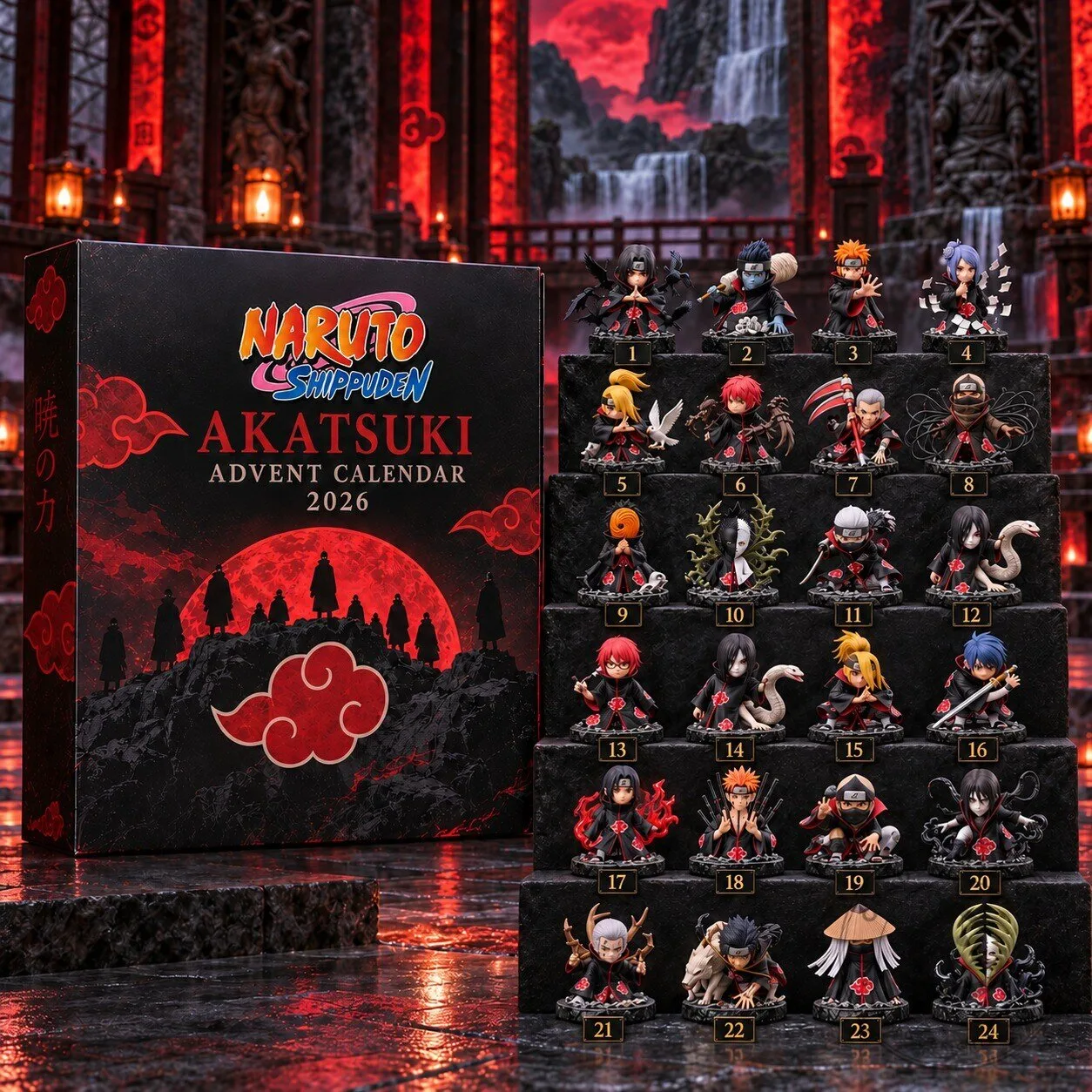 Naruto Shippuden Akatsuki Advent Calendar 2026