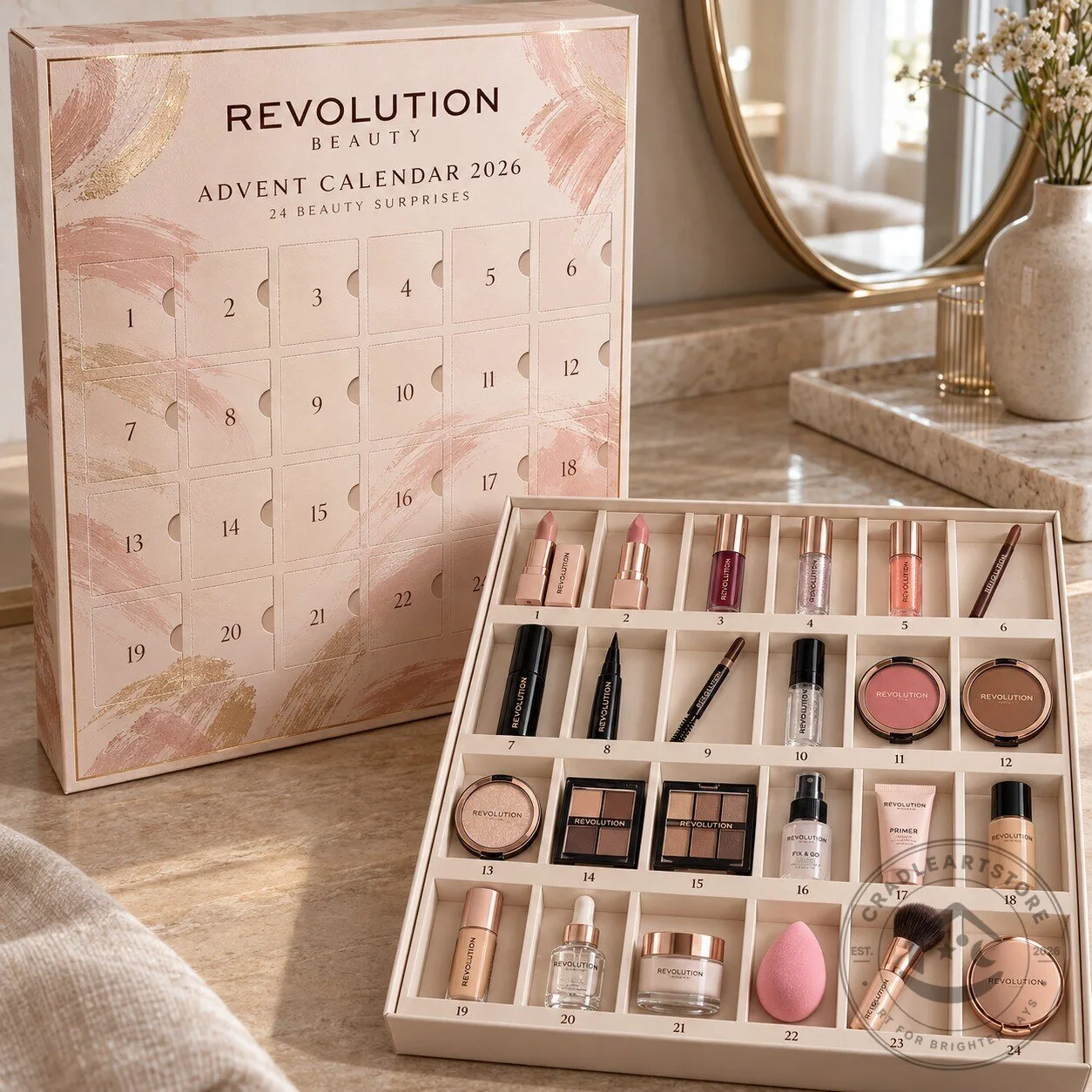 Revolution Beauty Advent Calendar 2026 Christmas Countdown